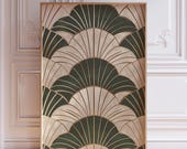 Japandi Wall Art | Sage Green Wall Art | Wabi Sabi Wall Art | Japandi Art | Zen Japanese Wall Art | Japandi Decor | Geometric Wabi Sabi Art