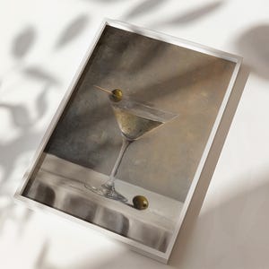 Vintage Martini Print