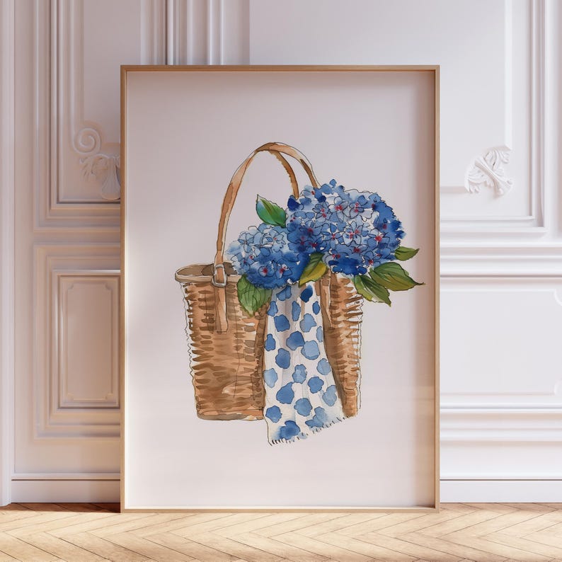 Hydrangea print