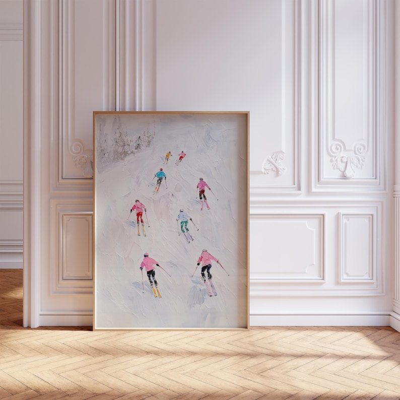 ski wall art