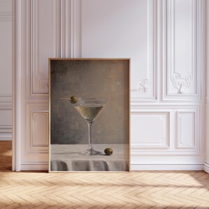 Vintage Martini Print