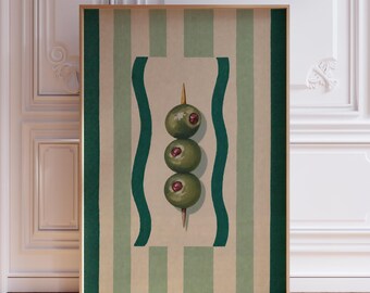 Sage Green Olive Wall Art Print