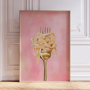 pasta wall art