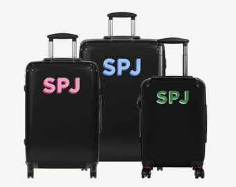 Monogrammed Personalized Suitcase