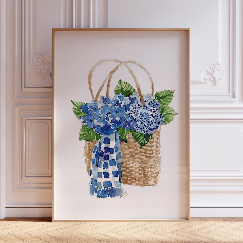 Hydrangea Wall Art