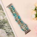 Boho Natural Stone Apple Watch Band Bracelet, Stretchy Beaded iWatch Strap for Series 11/10-1/SE/Ultra, Handmade Women Gift, 38-49mm iWatch product logo