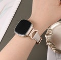 Leather Bands for Fitbit Versa 4 Band /Fitbit Versa 3 Band/Fitbit Sense 2/Sense Band Women, Personalized Designer Premium Leather Strap product logo
