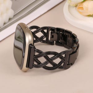 Durable and skin-friendly stainless steel band for Fitbit Sense 2