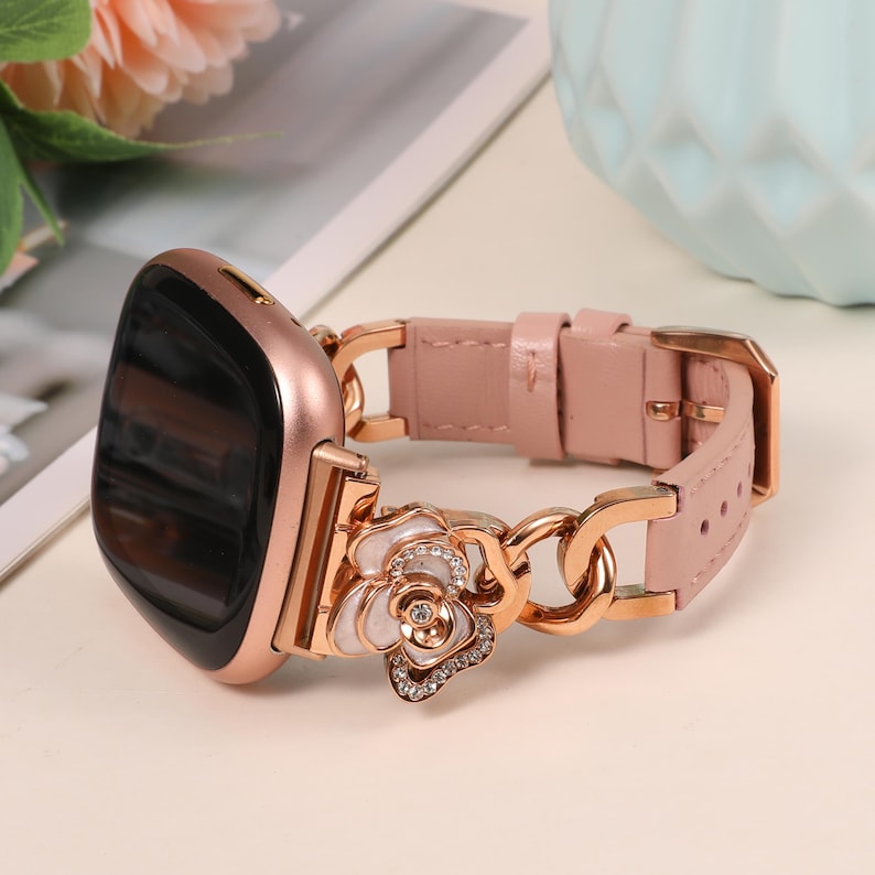 Elegant Fitbit watch band gift for her birthday or anniversary