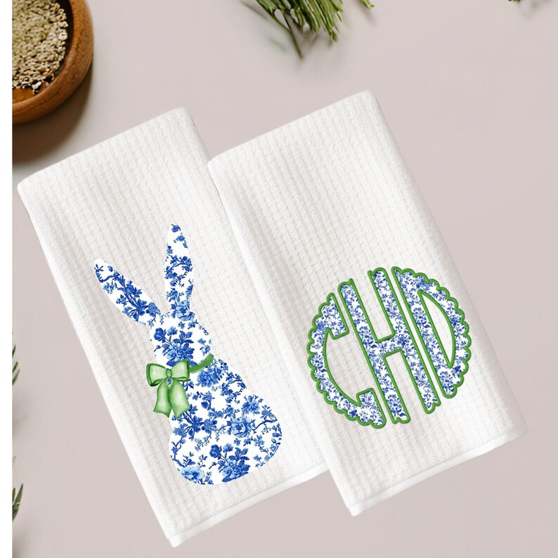 CottageandClub Chinoiserie Tea Towel - Thumbnail 3