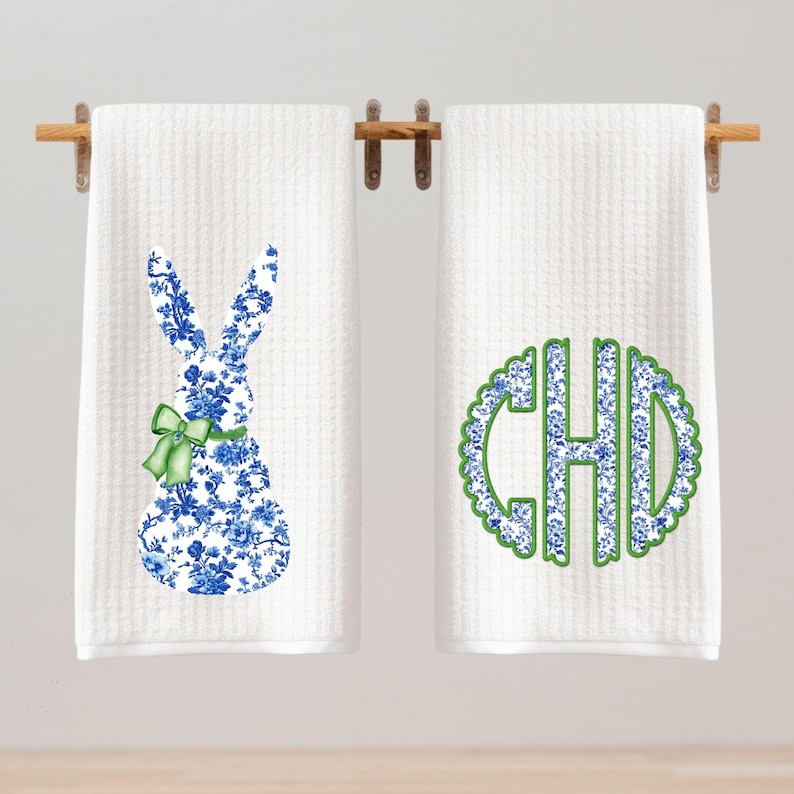 CottageandClub Chinoiserie Tea Towel - Thumbnail 2