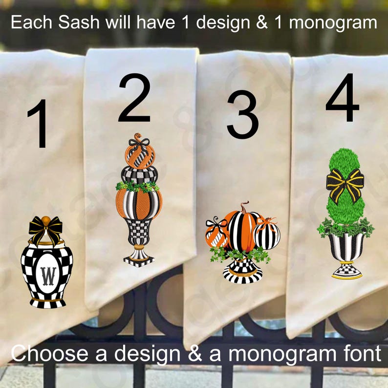 CottageandClub Wreath Sash - Thumbnail 4