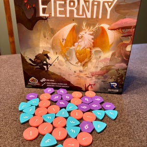 The Vale of Eternity 3D printed Coins.