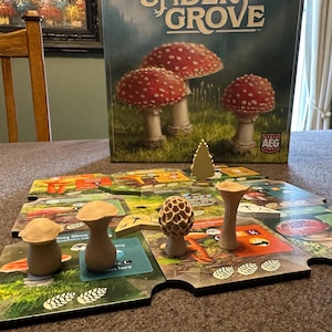 Action selection markers for Undergrove board game