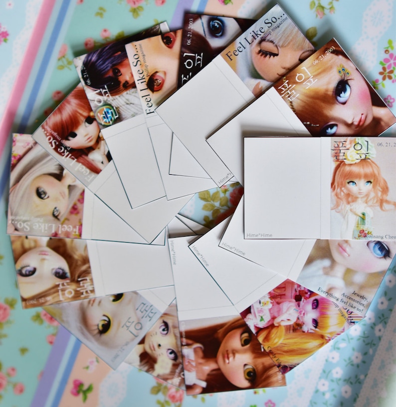 Miniature Magazines Printables 1 For Doll house 1/6 16 Etsy