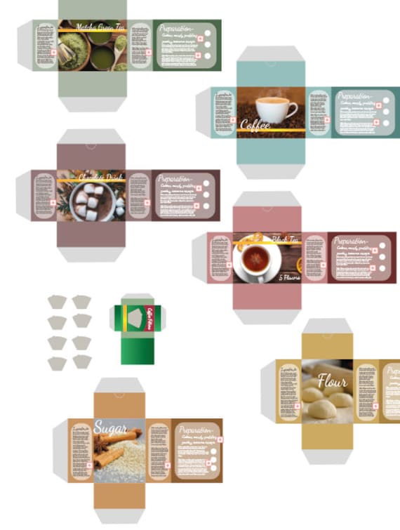 dollhouse printables kitchen