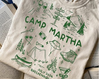 Camp Martha Breckenridge Co July 2026 PNG, Camping Adventure Digital Download