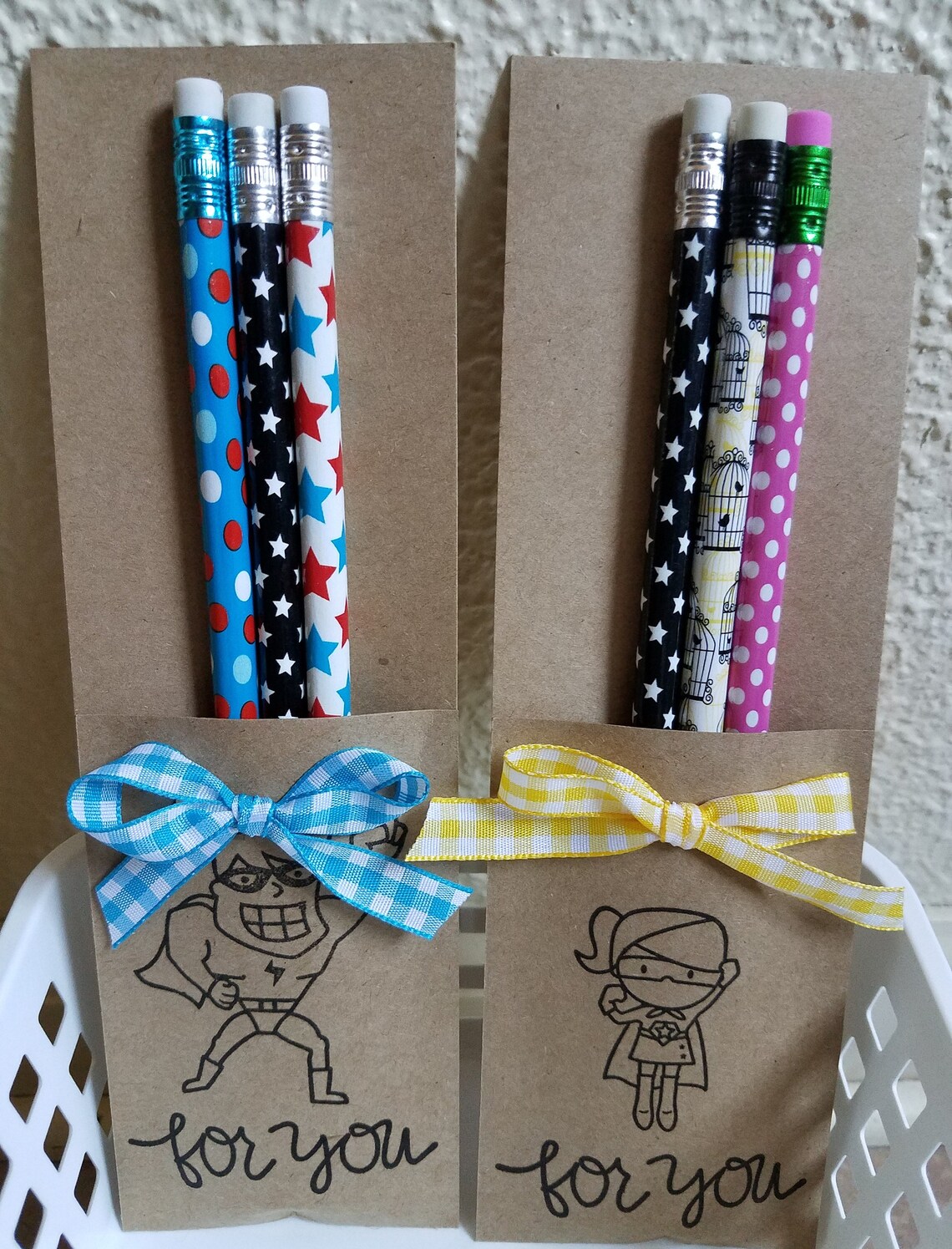 Pencil Packs great for birthday party favors or classroom Etsy