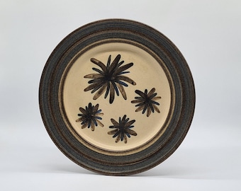 MIT Stoneware Denmark ceramic wall plate vintage design ceramics danish pottery Danmark 1960s 1960s 60s 1970s 70s mid century modern mcm