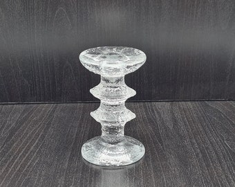 iittala Finlandia Festivo portacandele in vetro vintage arte vetro design Timo Sarpaneva anni '60 anni '60 '70 '70 metà secolo moderno Finlandia mcm