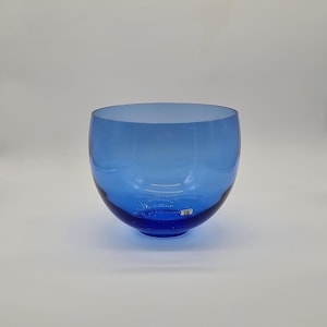 huge Lindshammar Sweden bowl glass XXL centerpiece vintage art glass bowl design 60s 70s mid century modern Sweden
