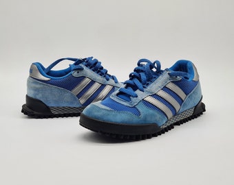 Adidas Marathon TR2 zapatilla vintage 033250 zapatos UE talla 38 US 5 1/2 azul 90s 90s 1990s 1990s