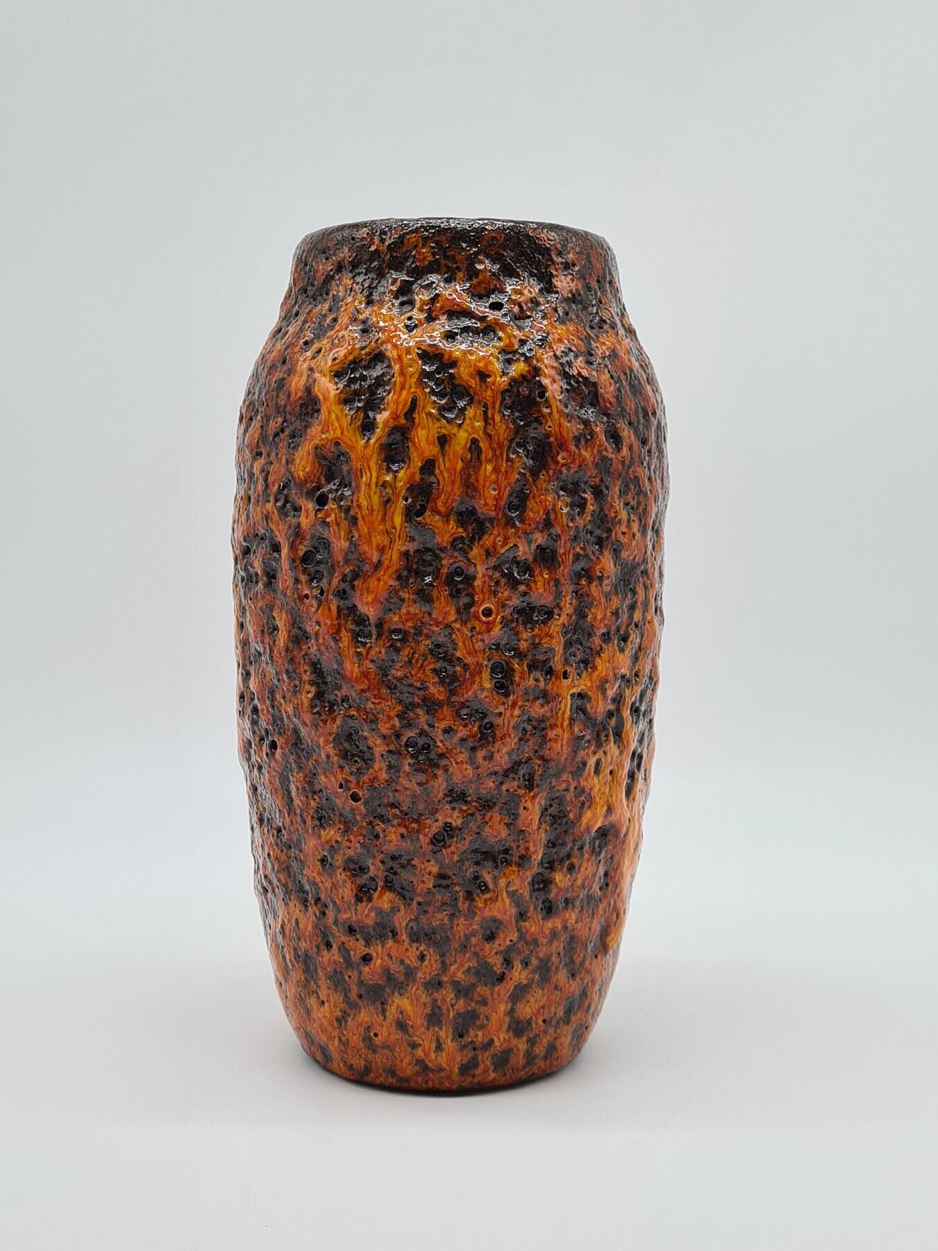 Scheurich Vase 242-22 Fat Lava Vintage Design Ceramic Ceramics