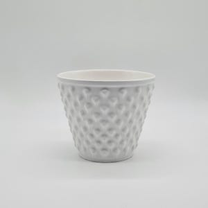 Ü-Keramik Planter 137/16 druppels vintage plantenbak pot vintage Design keramiek West-Duits aardewerk jaren &#39;60 jaren &#39;70 jaren &#39;70 midden eeuw wgp Uebelacker