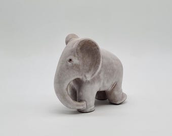 Elephant ceramic vintage ceramic figurine elephant figurine design ceramics figurine 50s 1960s 60s mid century modern vtg mcm