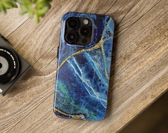 Electric Blue Tough Phone Cases