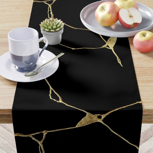 Gold Table Runner Etsy