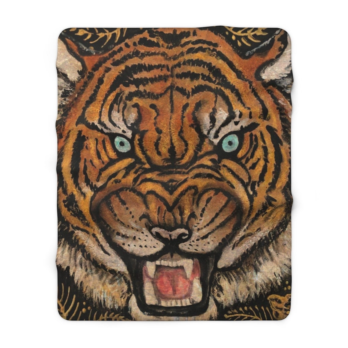 TIGER Blanket Exotic TIGER Blanket Vintage Tiger Blanket Etsy