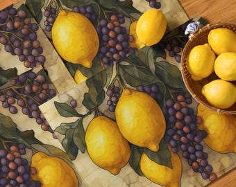 Palermo Lemons Placemat Set