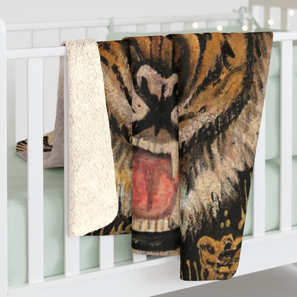 TIGER Blanket Exotic TIGER Blanket Vintage Tiger Blanket Etsy