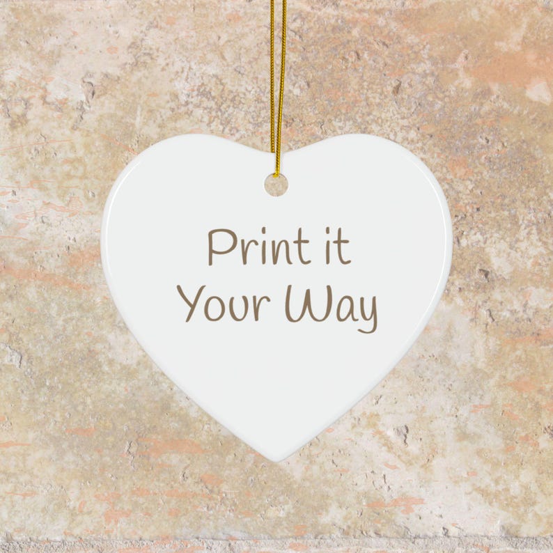 PERSONALIZE * Kintsugi Ceramic Ornament | White Gold Marble, Personalized Gift Valentine, Wedding Favor, Galentine Gift image 8