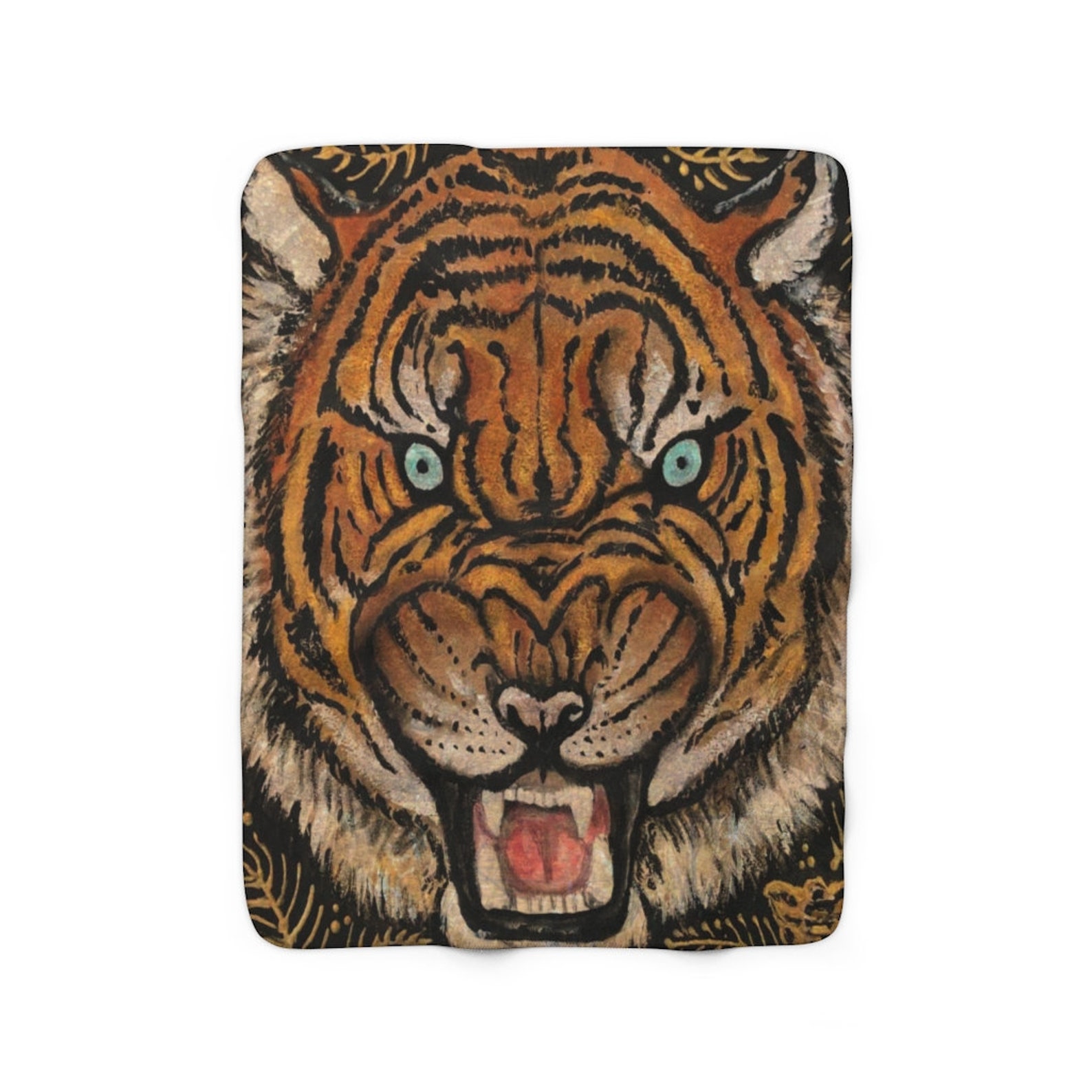 TIGER Blanket Exotic TIGER Blanket Vintage Tiger Blanket Etsy