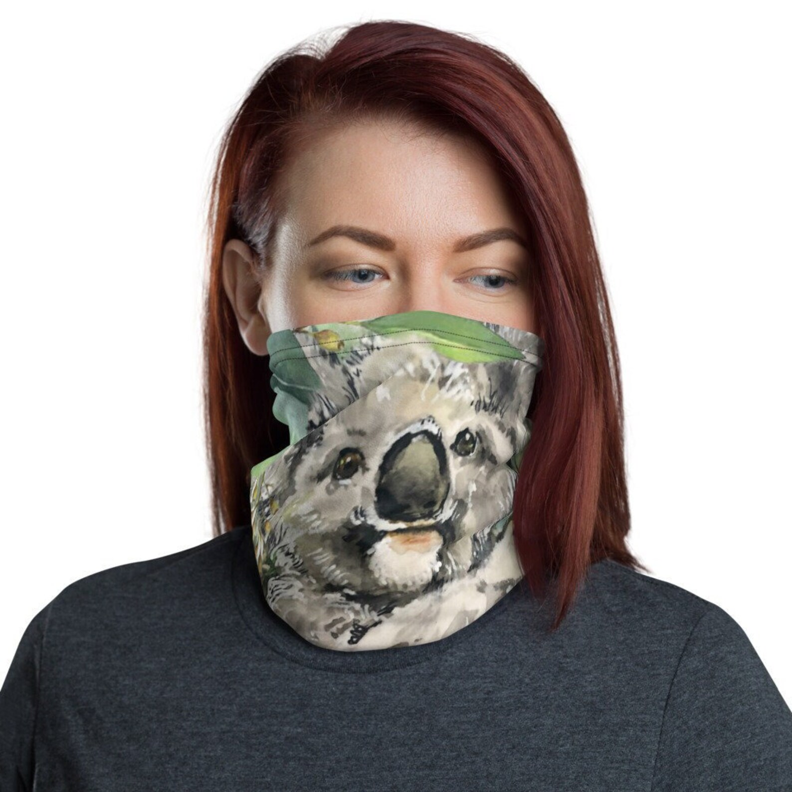 CUTE KOALA BEAR Face Mask Koala King Buff Koala Mask Bear Etsy