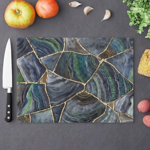 Fused Glass Handcrafted Vidra Cutting Board