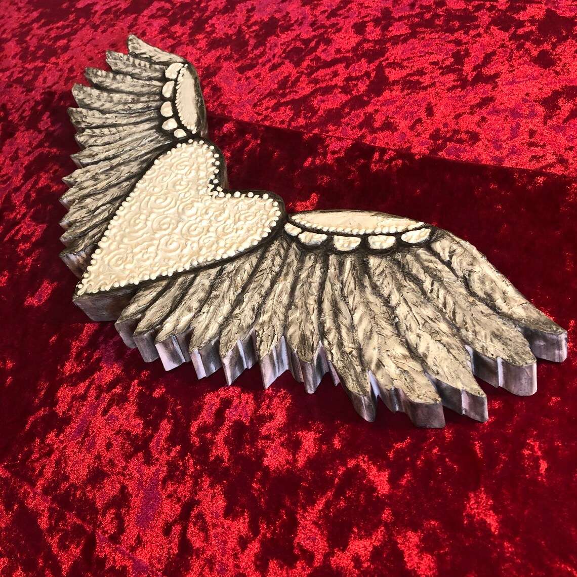 MEXICAN Heart Wall Art SWIRLED HEART Wall Art White Swirl Etsy