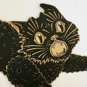 Black Cat 1940s Halloween digital download DIY project