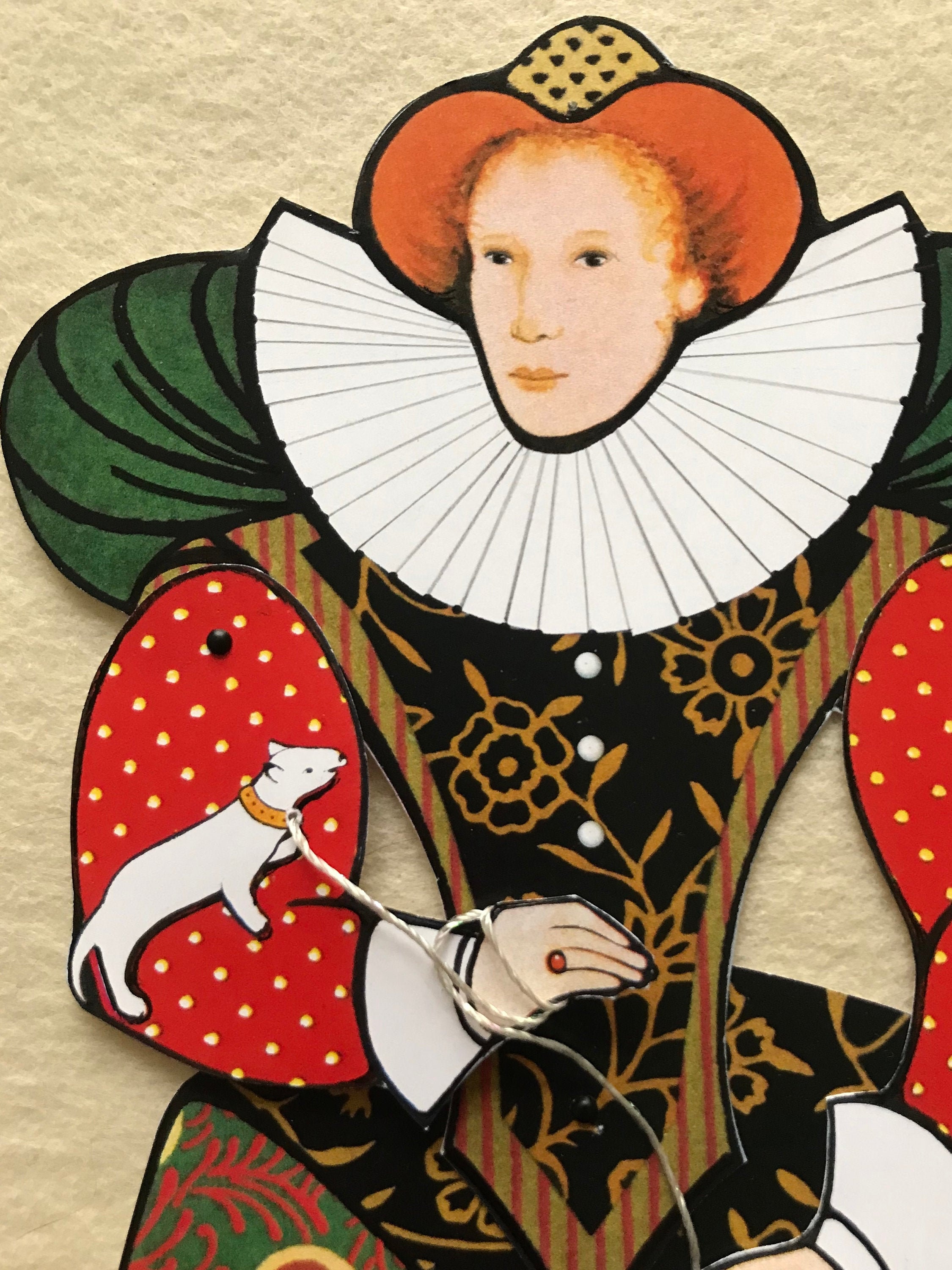 Queen Elizabeth I ,articulated Paper Doll, Digital Downloadable JPEG ...