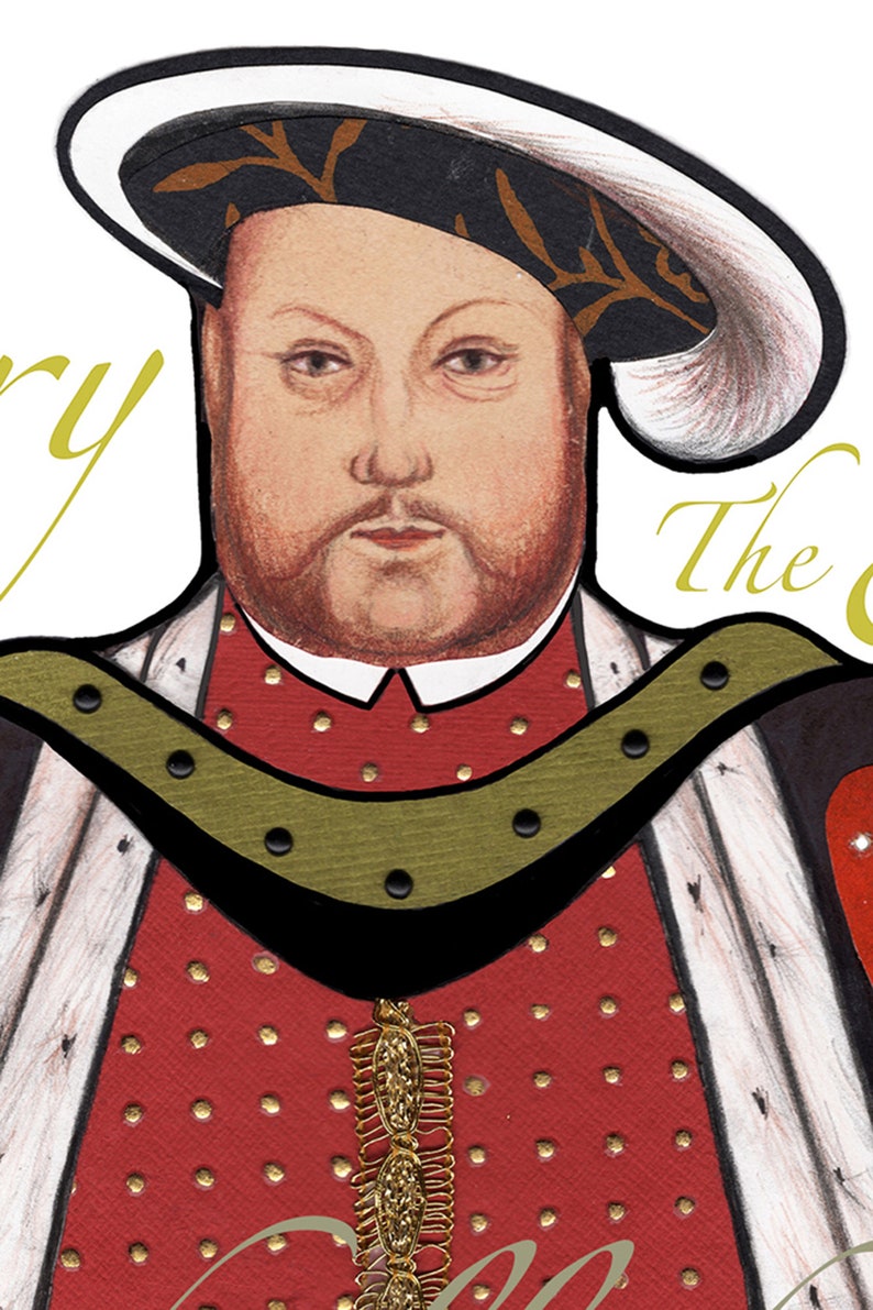 Henry the 8th articulated paper doll | Etsy