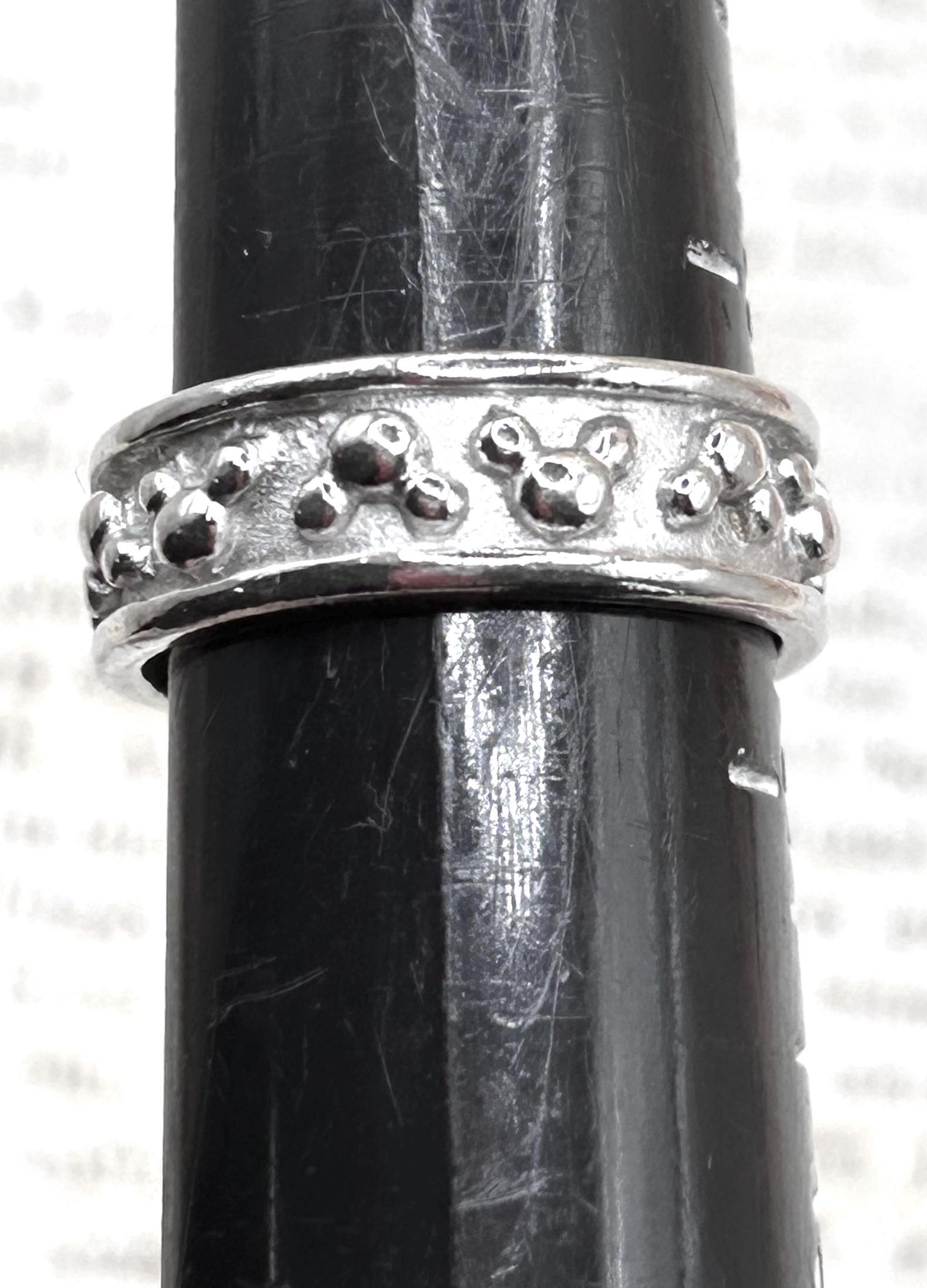 Vintage Disney Mickey Mouse Sterling Silver Marked 925 Band Ring