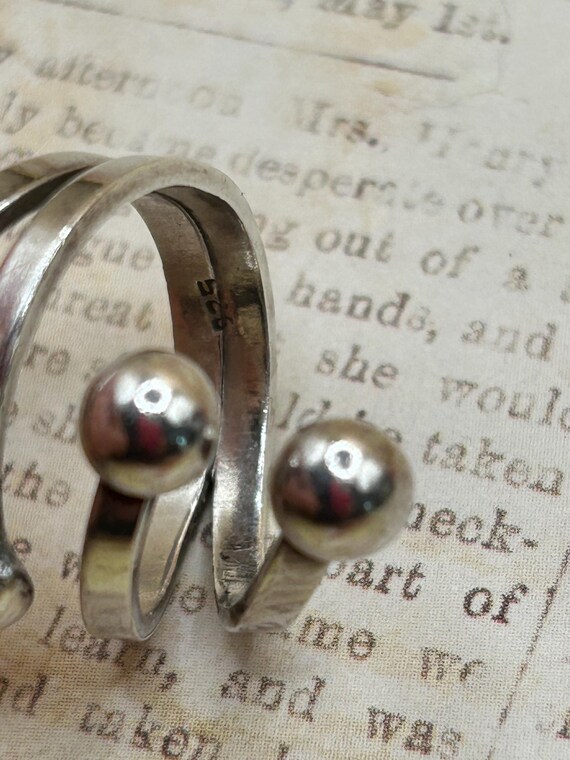 Vintage Modernist Mod Bold Wrap Bypass Adjustable… - image 9