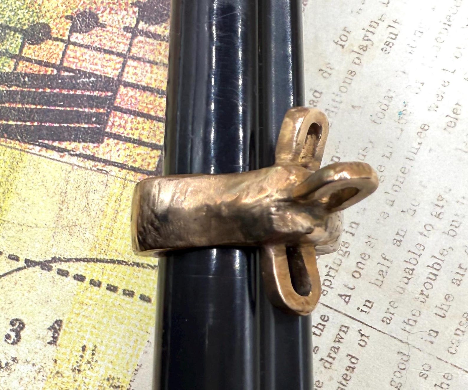 Brutalist Bronze Ring