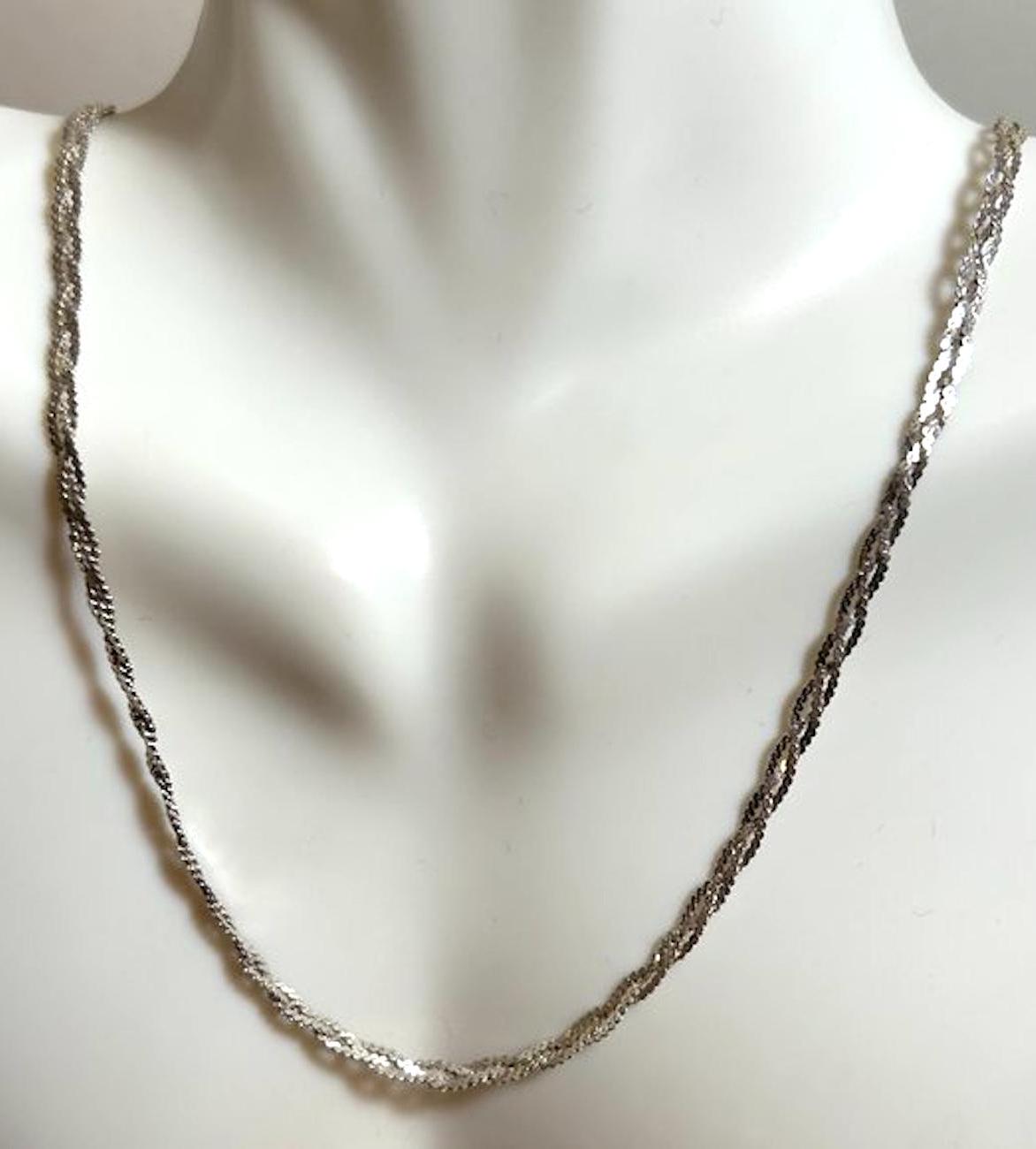 80s Silver Chain - Etsy