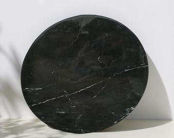 Tablero de mármol a medida / Mesa redonda de comedor y centro