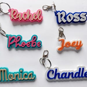 Personalized 3D Printed Name Keychain STL File (Digital Download)