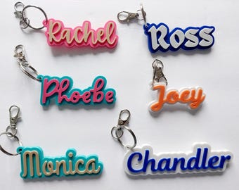 Personalized 3D Printed Name Keychain STL File (Digital Download)