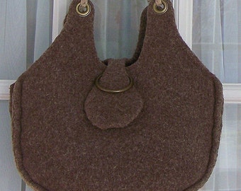 NEW Design - The Han-bag - A Felted Knitting Pattern  ( PDF - digital delivery only)